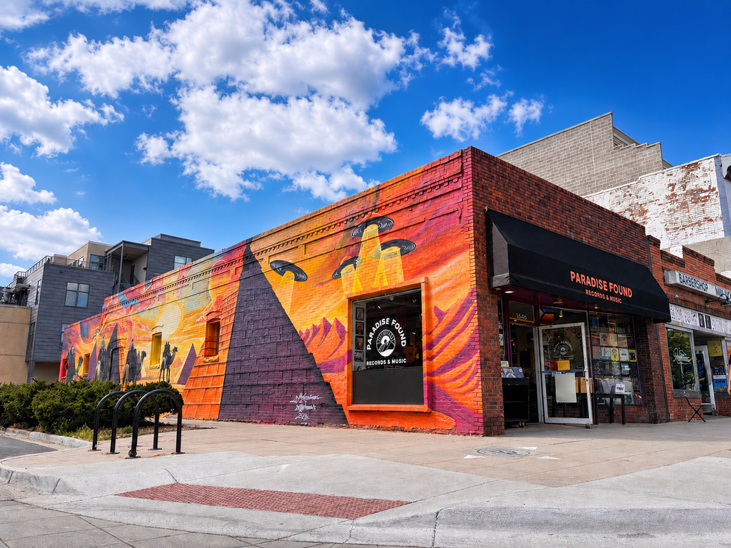 Paradise Found Records and Music building